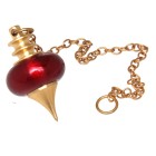 Esoteric pendulum red -Mellissium- chromed