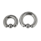 Clamp ball ring BCR. Surgical steel 8.0mm thick