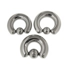 Clamp ball ring BCR. Made of surgical steel 10.0mm thick