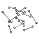 Standard mini barbell in 1.0 and 1.2mm thickness in different lengths - 14 variations