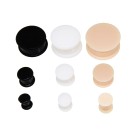 Silicone plug in 3 different colors from 4mm to 20mm in diameter