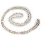 Pea chain made of sterling silver in several lengths