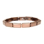 Tungsten bracelet, rust colored, 18cm