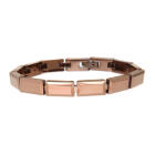 Tungsten bracelet, rust colored, 18cm