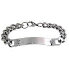 Stainless steel bracelet, 21cm length