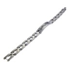 Fine magnetic bracelet matt 18-19cm length with magnetic balls and your individual engraving