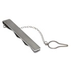 Tie clip clip stainless steel matt, 57mm length