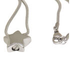 Ash pendant star made of high-gloss polished stainless steel