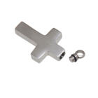 Ash pendant cross made of stainless steel CR1