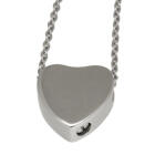 Ash pendant heart made of stainless steel HR6