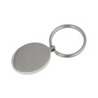 Ash keychain oval made of stainless steel