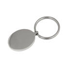 Ash keychain oval made of stainless steel