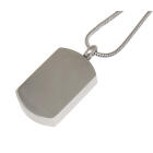 Ash pendant dog tag made of stainless steel