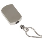 Ash pendant dog tag made of stainless steel