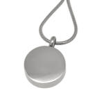 Ash pendant round made of stainless steel mirror polished RD1
