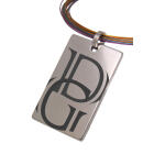 Rectangular stainless steel pendant with engraving of your choice