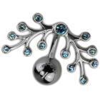 Upper rod curved 925*design with 8mm ball