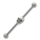 316L Chirurgenstahl Industrial Barbell Hantelmit 2 x 5mm