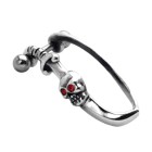 316L Helix Piercing 1.2x6m with silver design