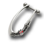 316L Helix Piercing 1.2x6m with silver design