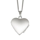 Heart-shaped locket made of 925 sterling silver