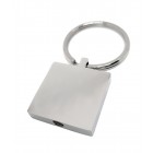 Ash keychain square made of stainless steel