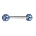 316l surgical steel Mini Barbell internal thread Colored attachment different sizes