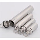 Ash pendant cylindric shape, made of stainless steel polished