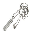 Ash pendant cylindric shape, made of stainless steel polished