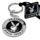 PLAYBOY key ring silver plated with rabbit head