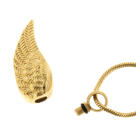 Ash pendant stainless steel wings