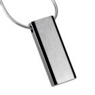 Pendant made of stainless steel Square Design