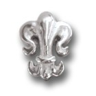 Screw attachment for labret or barbell dumbbell fleur de lys