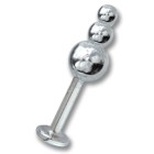 Labret with screw attachment 1.6mm thickness