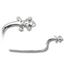 Eyebrow Beauties with lizard design