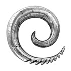 Ear claw with serrated design in six strengths