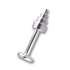 Labret with a short screw-on tip, 1.6mm thick