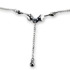 Back Belly Chain made of 925* sterling silver, dolphins