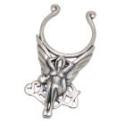 Breast clip made of 925 sterling silver with a sexy angel