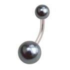 1.6mm rod made of 316L steel with two artificial pearls