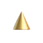 Gold-plated screw-on tip with 1.2mm thread