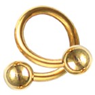 Gold-plated twister with a thickness of 1.6mm
