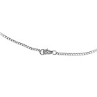 Steel anchor chain 46cm with 2.2mm chain links and lobster clasp