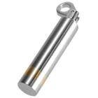 Pendant steel in the shape of a cylinder with gold stripes