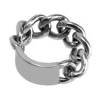 Steel ring with chain bar 151