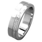 Stainless Steel Ring I Feel U Feel Me