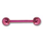 Standard barbell made of titanium 1.6mm thick